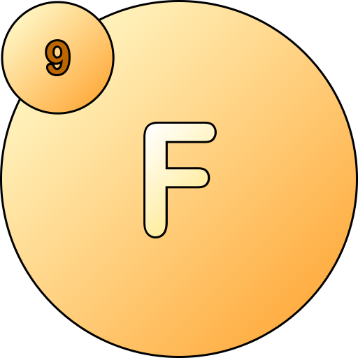 Fluorine free icon