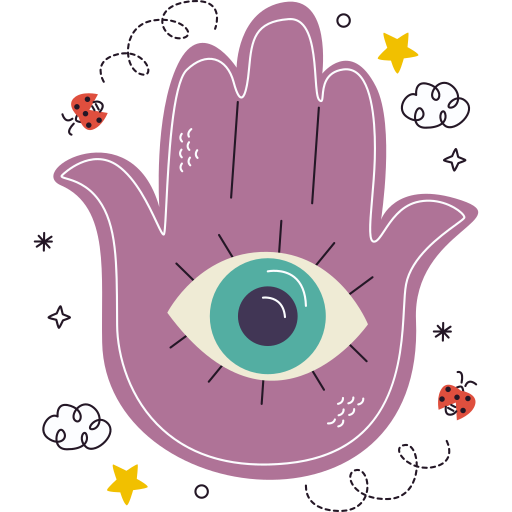 Hamsa free sticker Hamsa free sticker