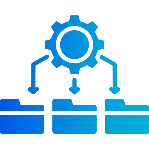 gestión de datos icono gratis