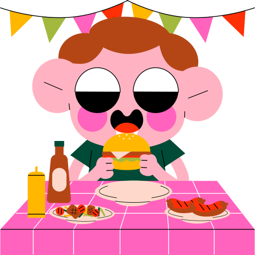 Bbq free sticker Bbq free sticker