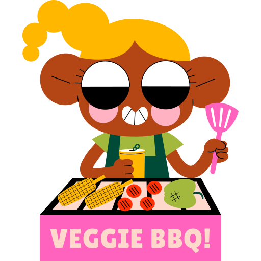 Bbq free sticker Bbq free sticker