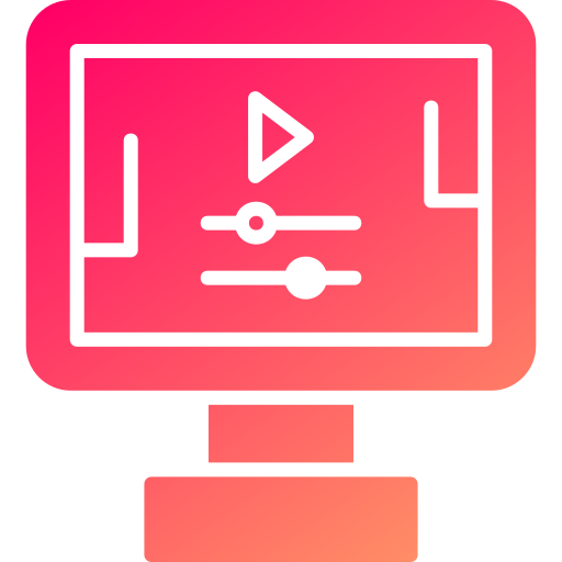 gráfico en movimiento icono gratis