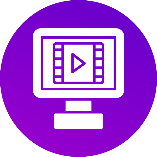 editor de video icono gratis