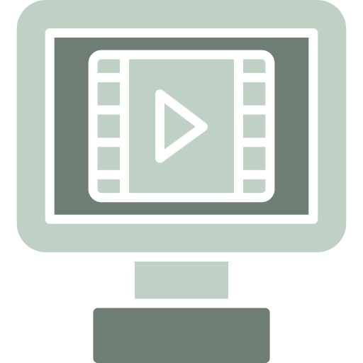 editor de video icono gratis