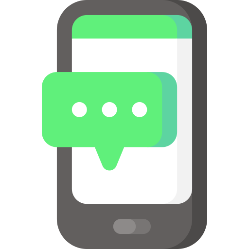 mensaje de telefono icono gratis