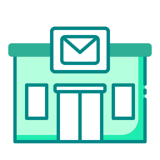 bureau de poste Icône gratuit bureau de poste Icône gratuit