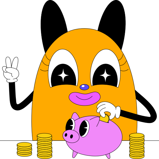poupança grátis figurinha