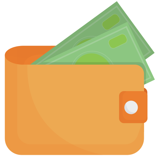 portefeuille Icône gratuit portefeuille Icône gratuit