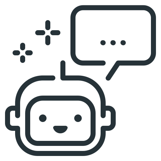 robot de chat icono gratis