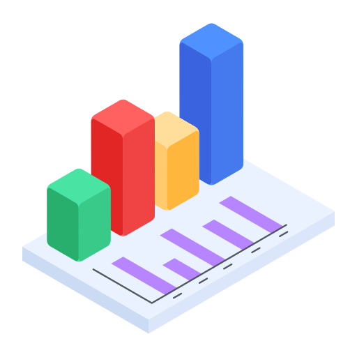 gráfico de barras icono gratis