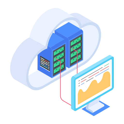 computación en la nube icono gratis