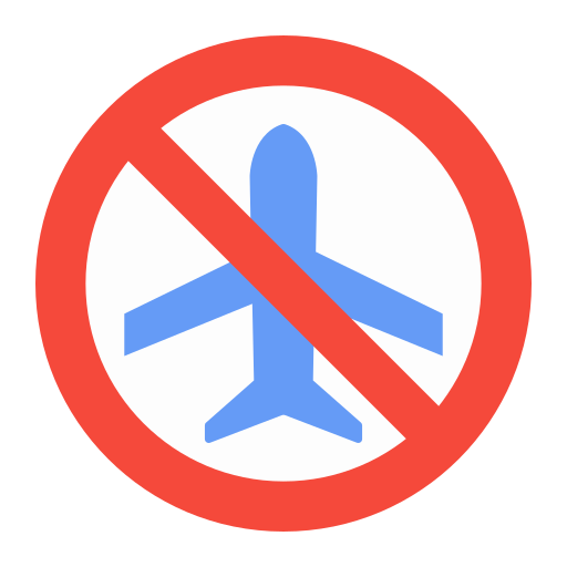 No flight free icon No flight free icon