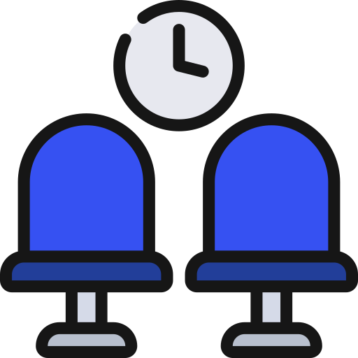 sala de espera icono gratis