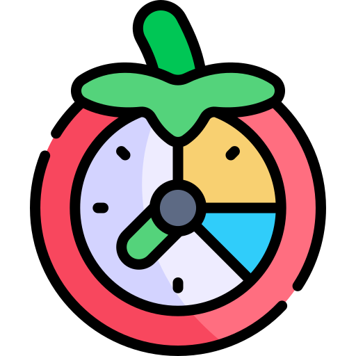 técnica pomodoro icono gratis