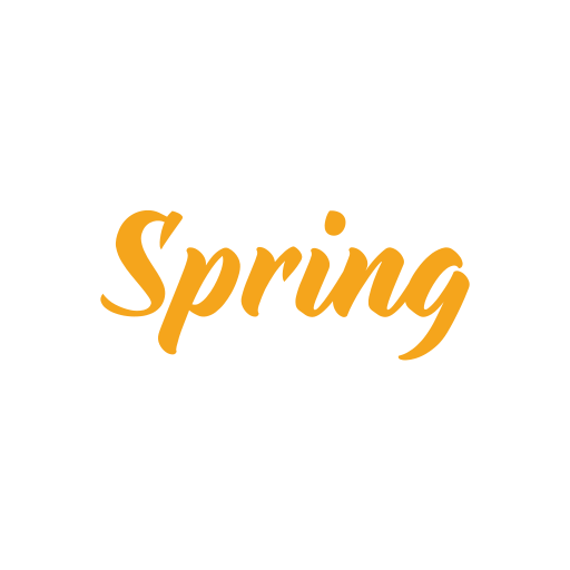 Spring - Free time and date icons