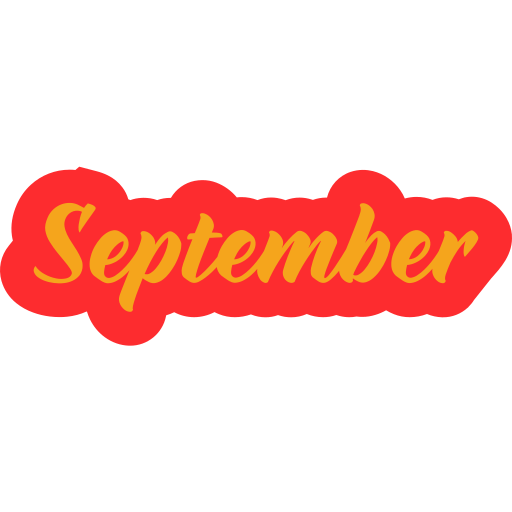 septiembre icono gratis