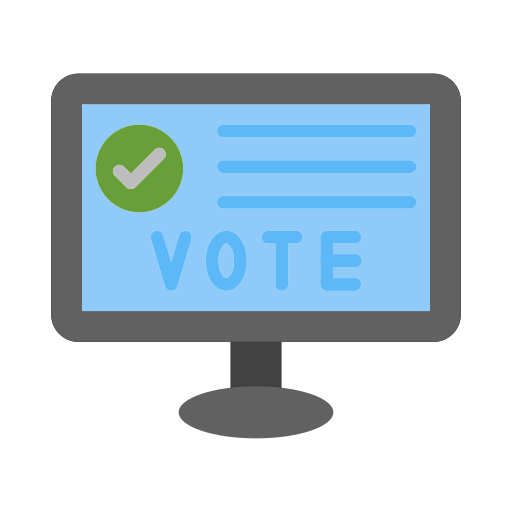 Online voting free icon Online voting free icon