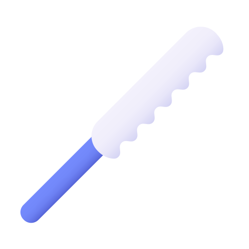 cuchillo para el pan icono gratis