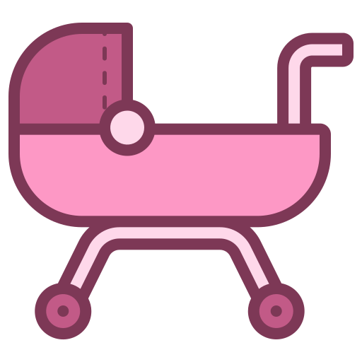 carrito de bebé icono gratis