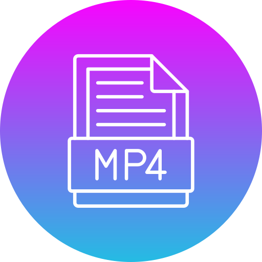 mp4 icono gratis