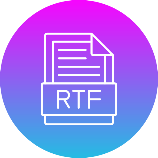 rtf icono gratis