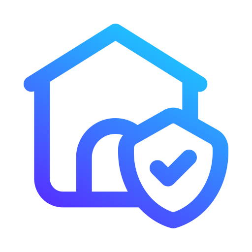 seguro de hogar icono gratis