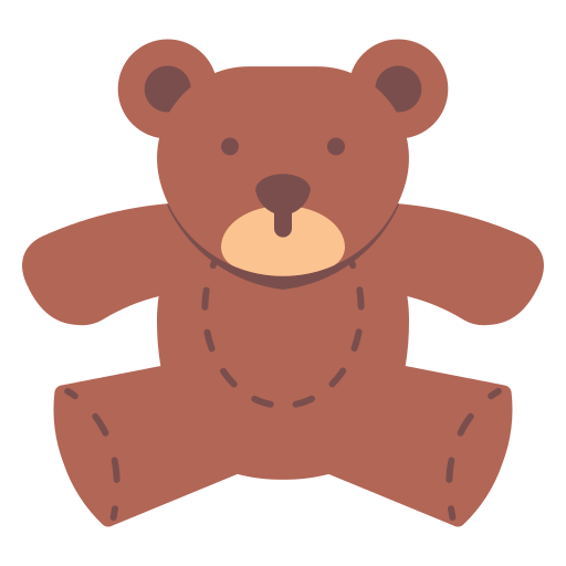 oso de peluche icono gratis