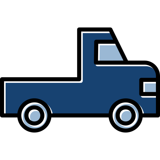 픽업 트럭 무료 아이콘 픽업 트럭 무료 아이콘