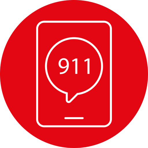 911 call free icon 911 call free icon