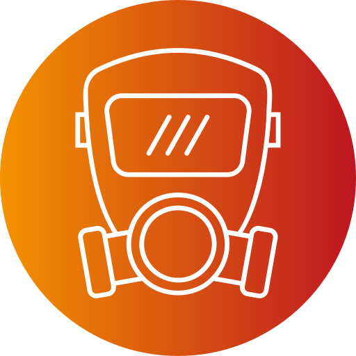 Gas mask free icon