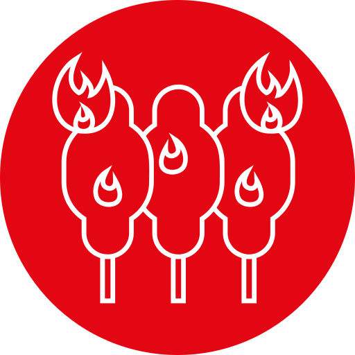 Forest fire free icon