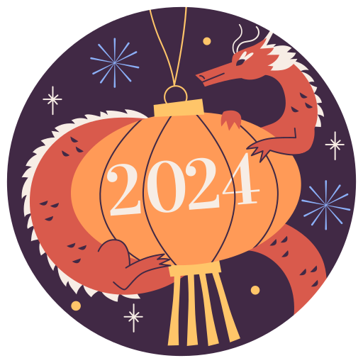 año del dragón gratis sticker