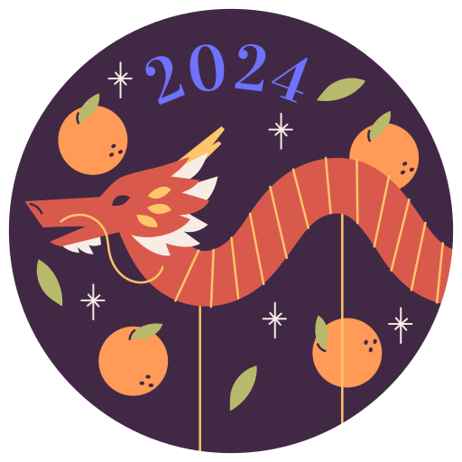 Year of the dragon free sticker Year of the dragon free sticker