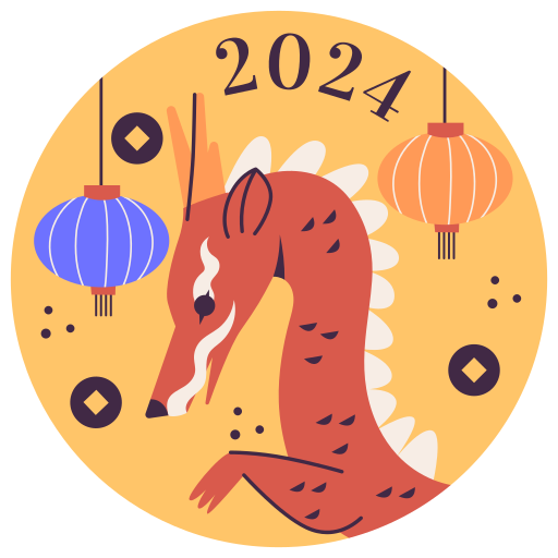 Year of the dragon free sticker Year of the dragon free sticker