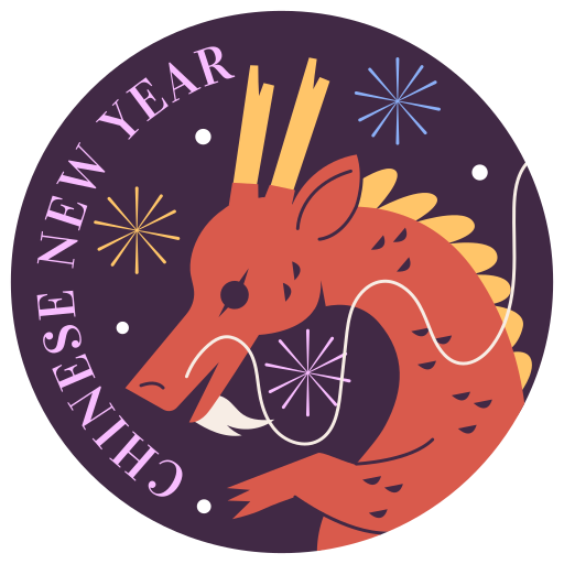 año del dragón gratis sticker