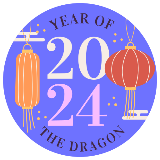 Year of the dragon free sticker Year of the dragon free sticker
