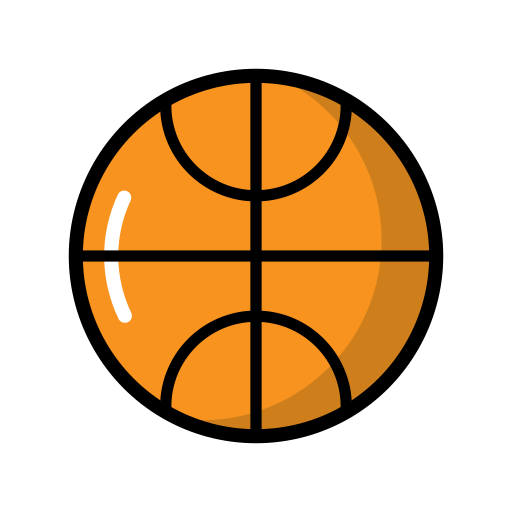 pelota de baloncesto icono gratis