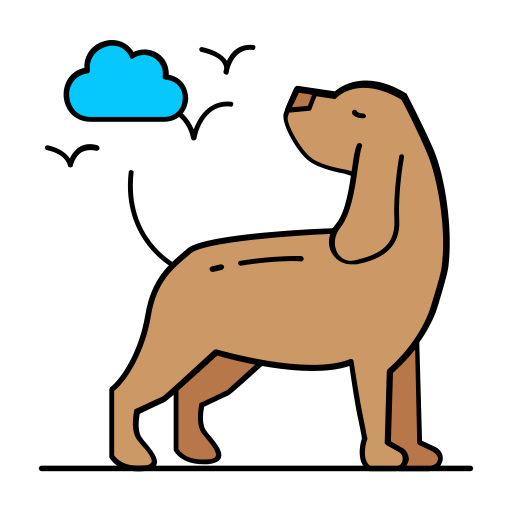 perro icono gratis