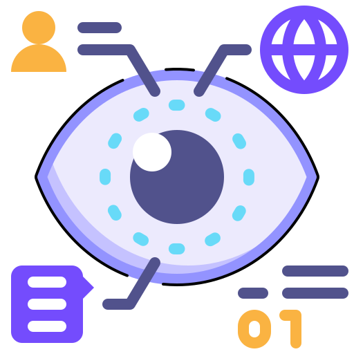 escáner ocular icono gratis