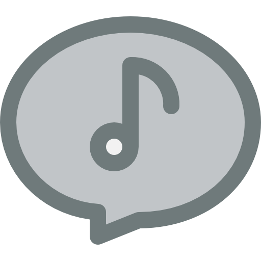 Music Justicon Two Tone Gray icon