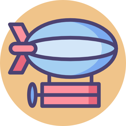 dirigible icono gratis