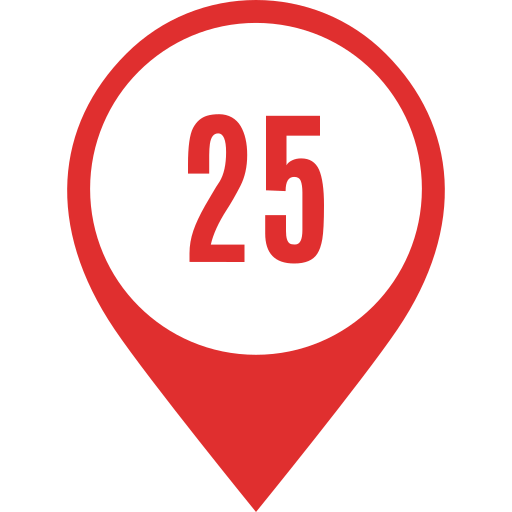 25 grátis ícone