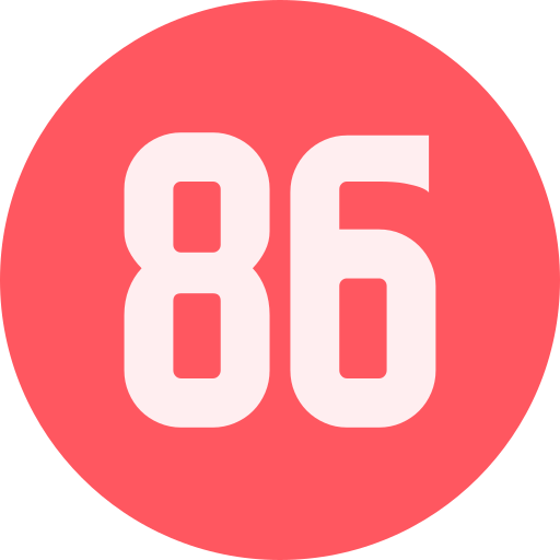 86 icono gratis
