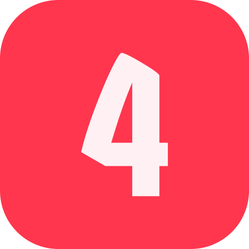 Number 4 free icon Number 4 free icon