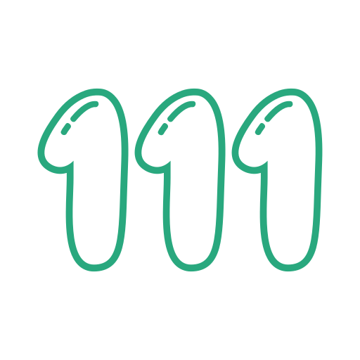 111 icono gratis