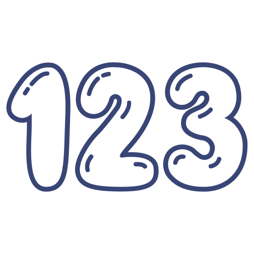 123 icono gratis