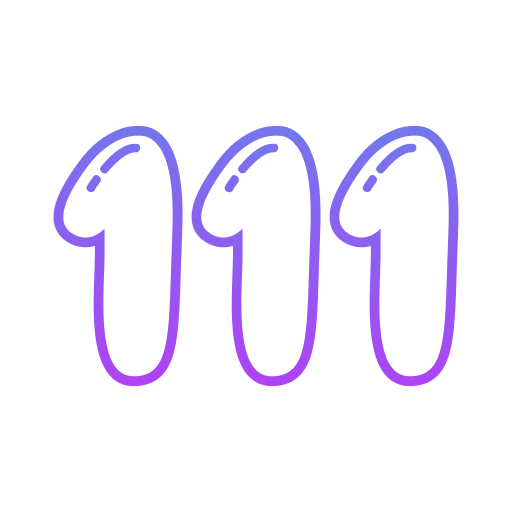 111 icono gratis
