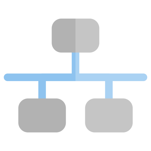 diagrama de flujo icono gratis