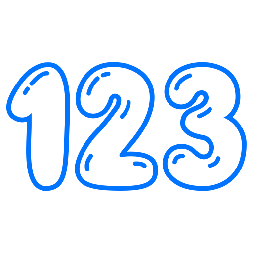 123 icono gratis