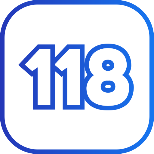 118 icono gratis
